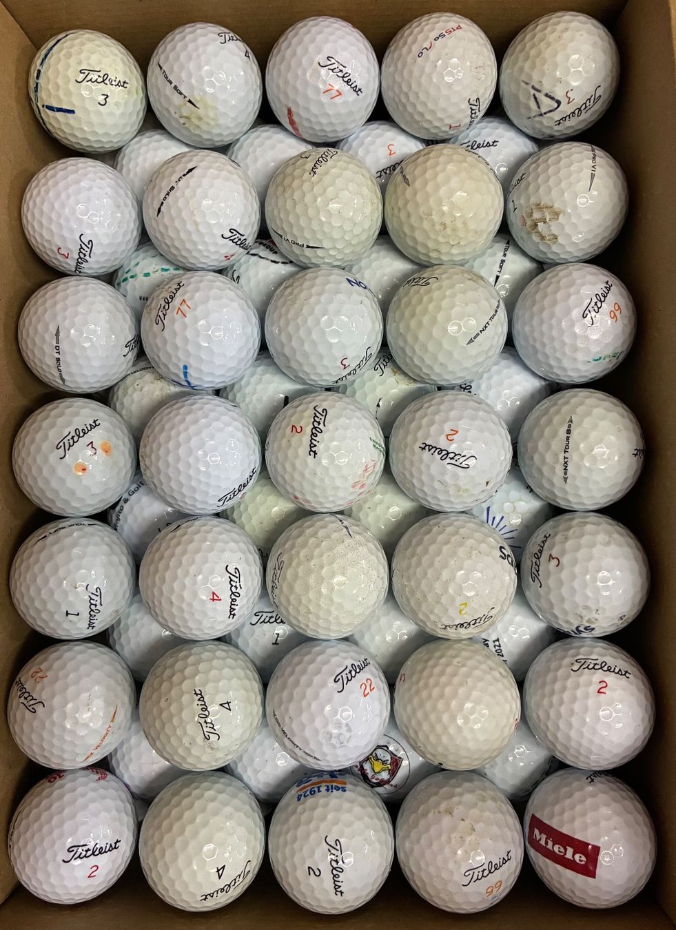 Titleist Palloni: Titleist 118 Golfbälle mix gebraucht – Usato da Allschwil venduto da Gorgeli 1