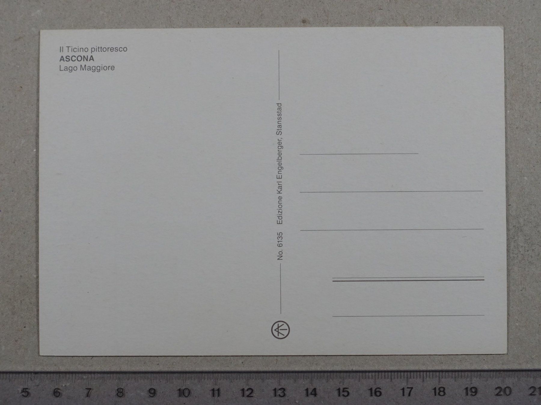 Cartoline postali: Ascona – Usato da Lenzburg venduto da fh1 1