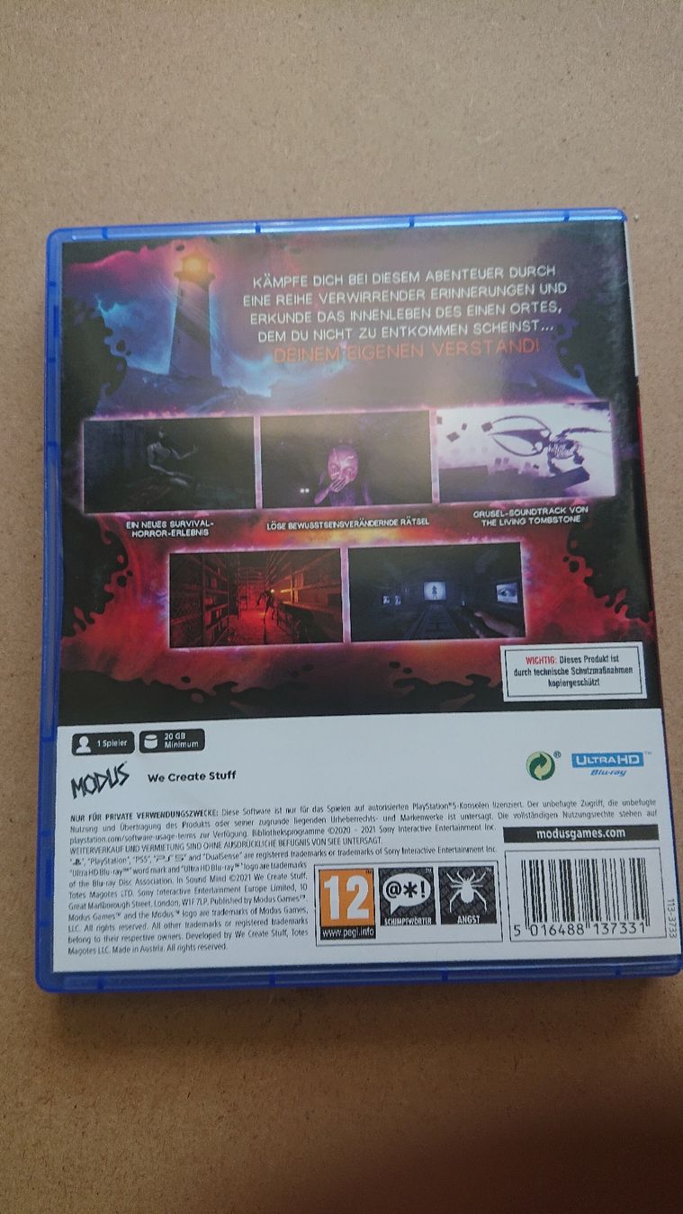 Spiele: In Sound Mind - Deluxe Edition Ps5 – Gebraucht aus Chur von FreakofRarity 1