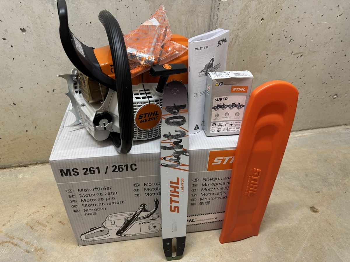 Stihl Tutte le macchine: Tronçonneuse Stihl MS 261 C  – Nuovo e nell'imballaggio originale da Monthey venduto da xar_scp7