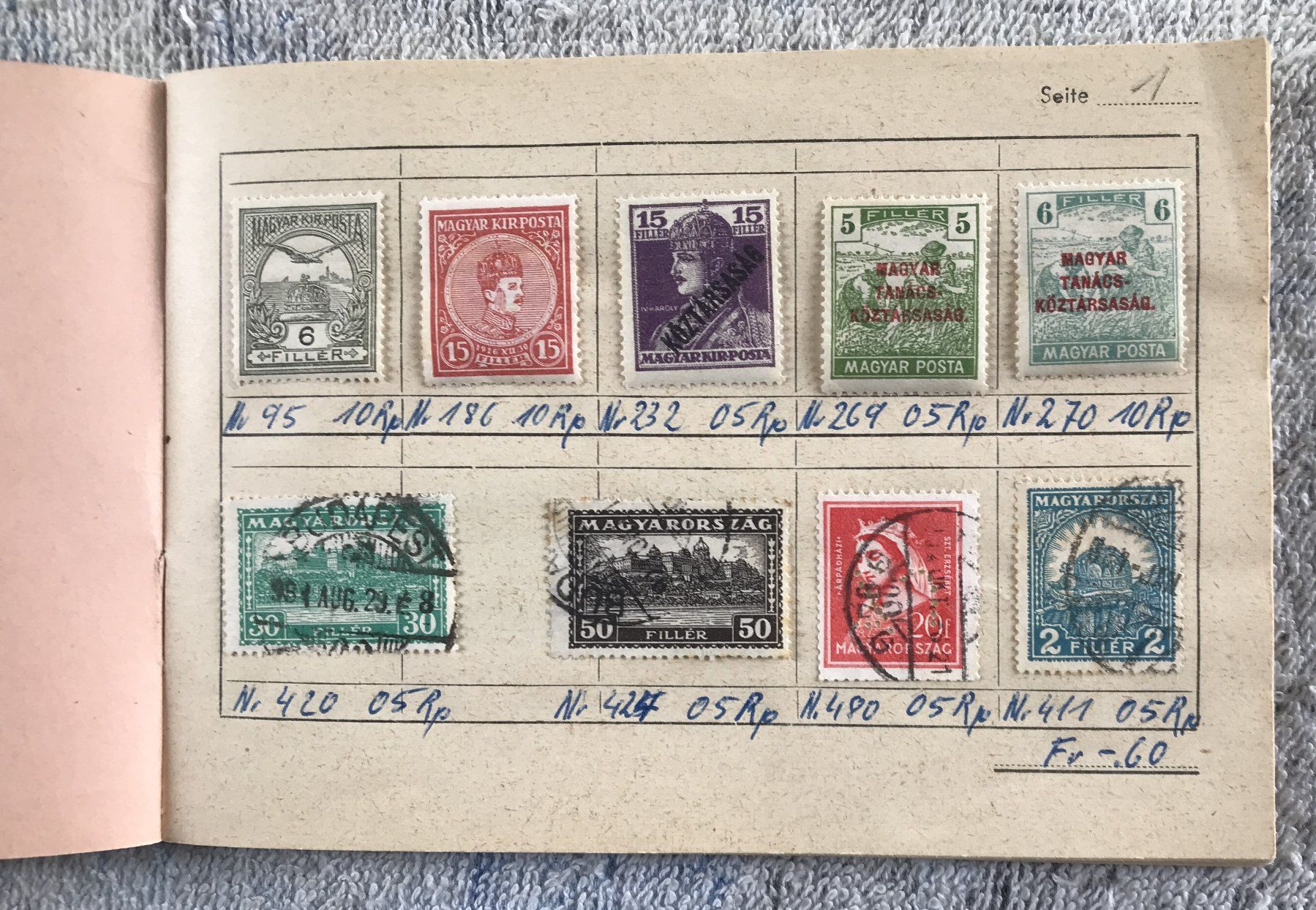 Tutti i francobolli: AUSWAHLHEFT – Usato da Ostermundigen venduto da Kari1937 1