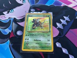 1999 POKEMON Pinsir Holo Error Karte 9