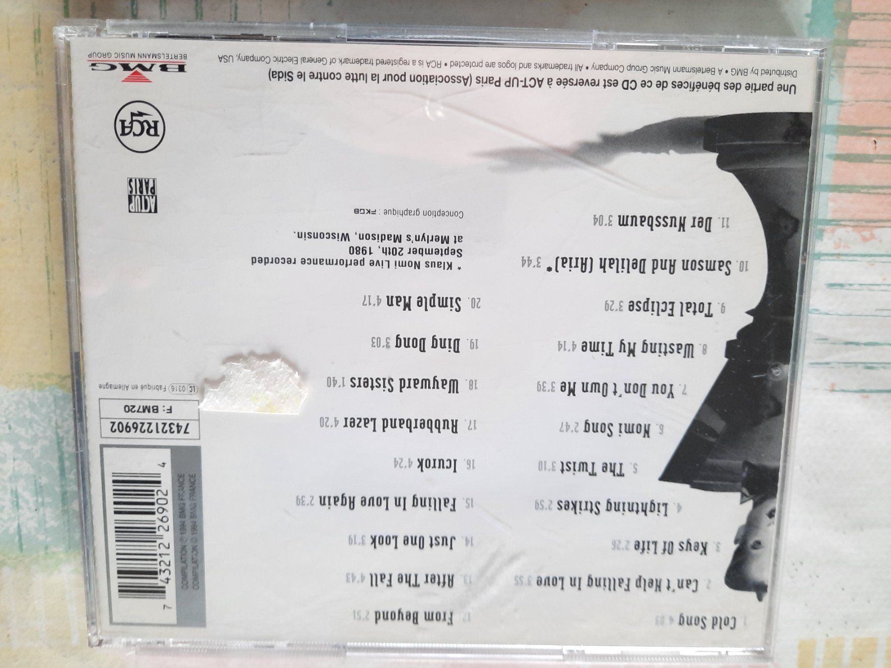 CDs: CD Klaus Nomi – D'occasion à Pully par bro_n52j 1