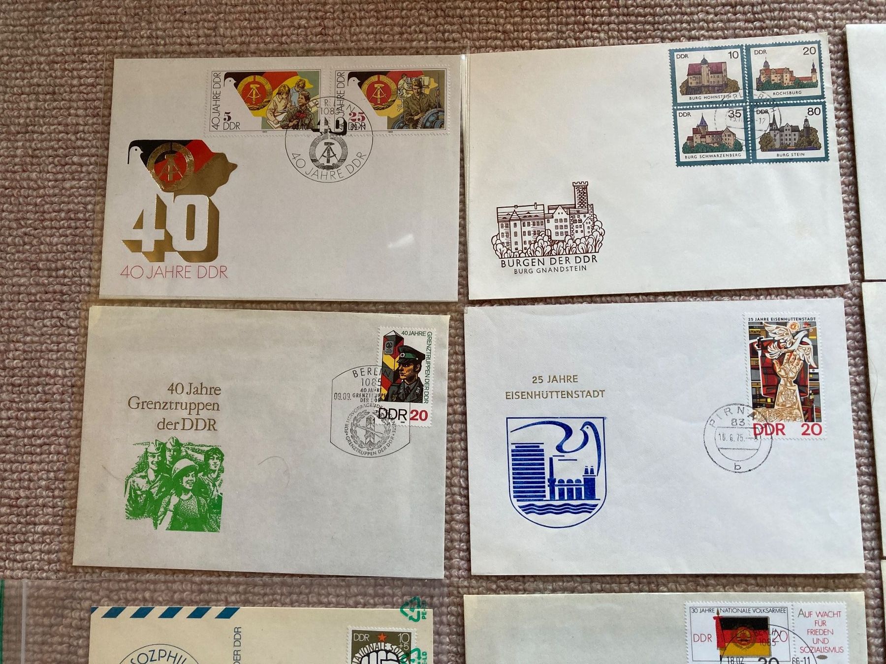Tutti i francobolli: Sonderbriefe, Briefmarken DDR – Nuovo (secondo la descrizione) da Lütisburg venduto da wiesenpippau 1