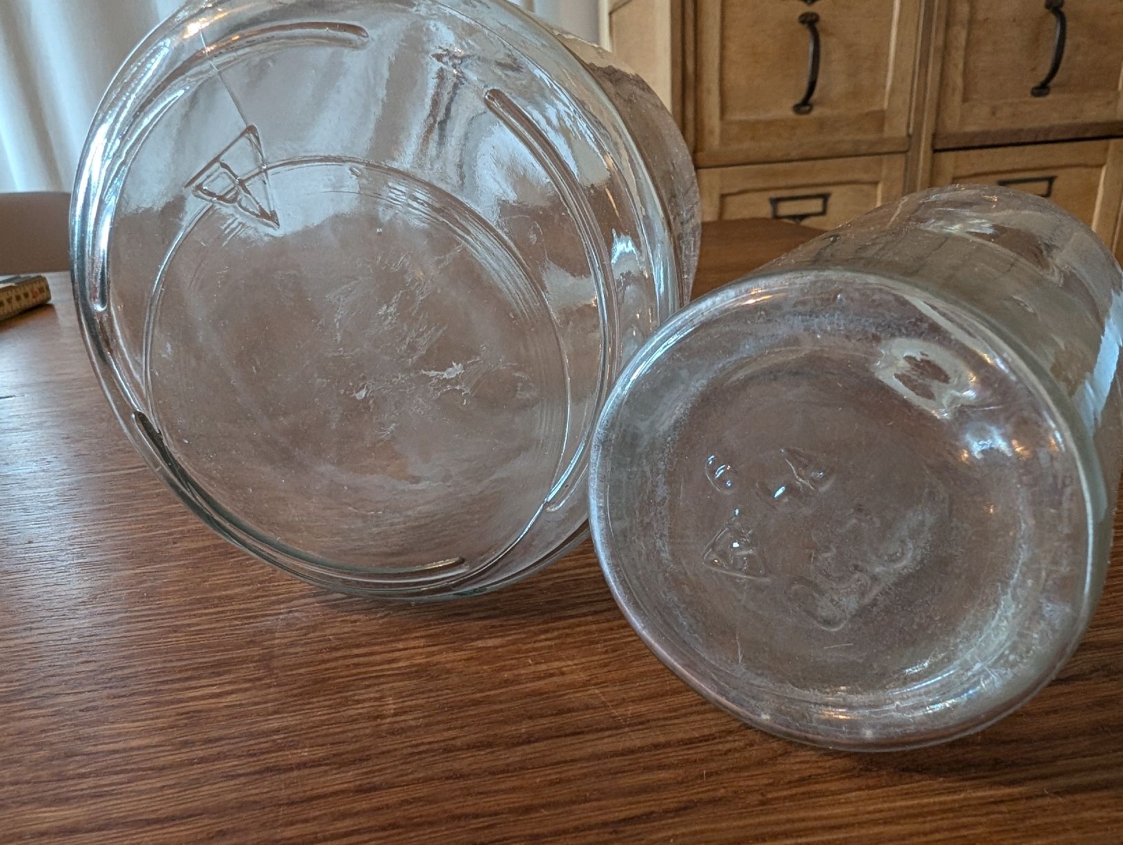 Gläser: 2 Vintage Apotheker Gläser Glasbehälter – Gebraucht aus Bern von Zorro333 1