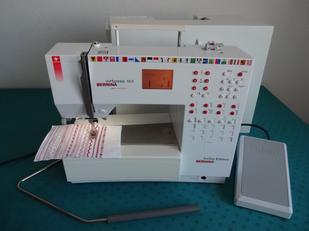*BERNINA virtuosa 153* Revidiert mit 4 Monate Garantie Kaufen auf