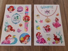 Disney Arielle die Meerjungfrau  Kinder Tattoo 2 Stück