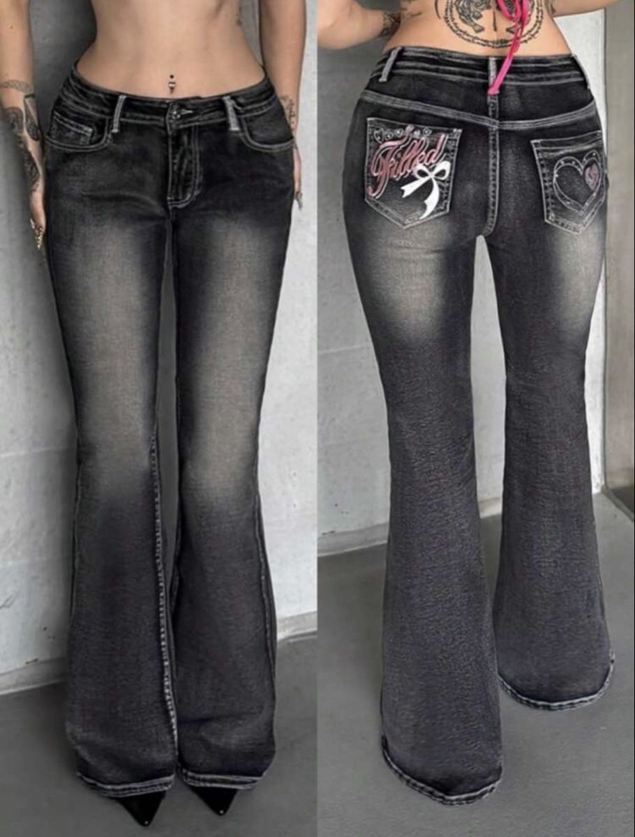 Jeans: Damen Jeans Schlaghose Grösse S neu – Nuovo (secondo la descrizione) da Schaffhausen venduto da non_2vnn