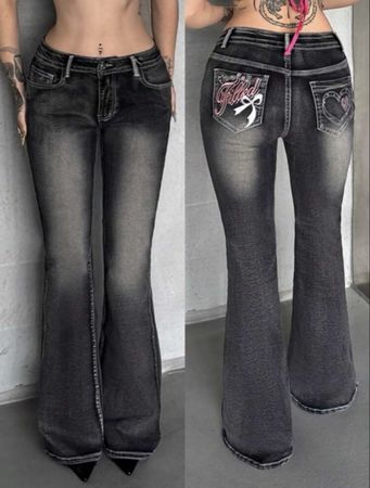 Damen Jeans Schlaghose Grösse S neu