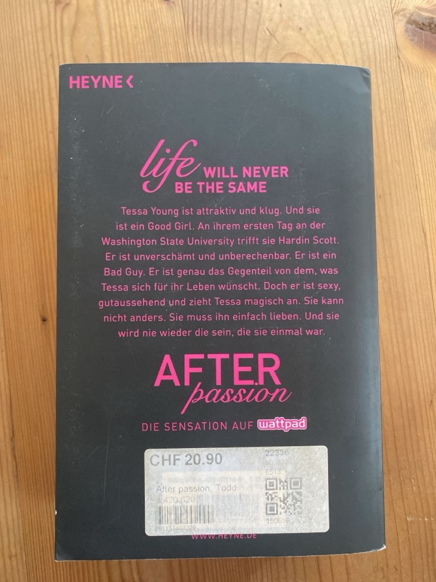 Libri: Buch - After passion – Usato da Breil/Brigels venduto da mad_z5dm 1