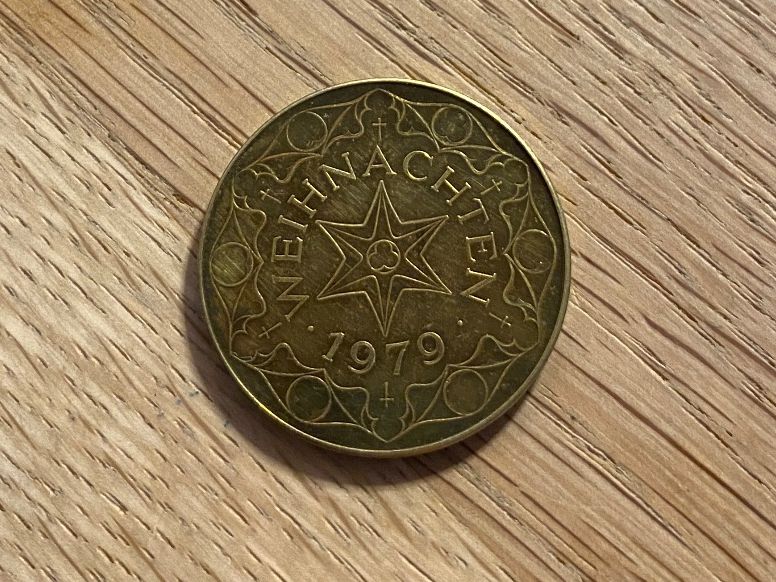 Medaglie: Weihnachten 1979 Medaille – Usato da Vilters venduto da Zwaergli13 1