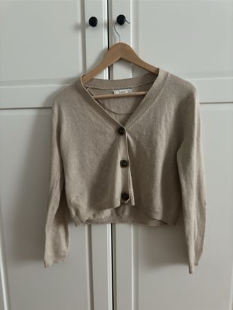 Mango Strickjacke beige