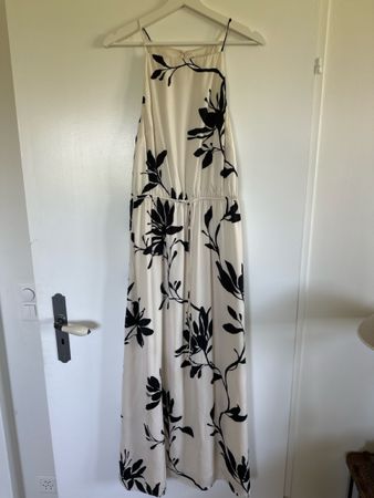 Robe longue d'été H&M style bohème T.XS neuve avec étiquette
