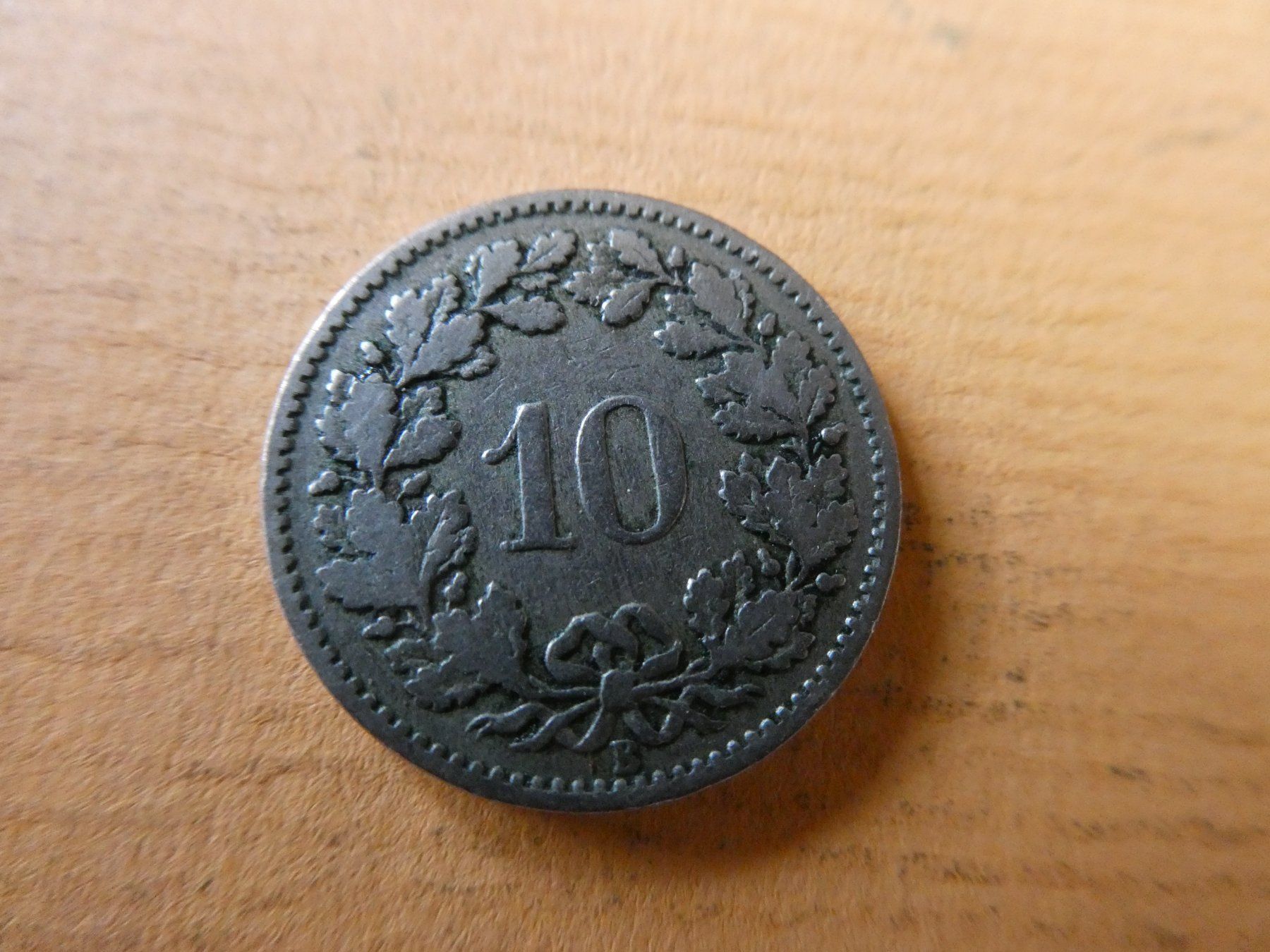 Toutes les monnaies: 0Schweiz 1879, 10 Rappen – D'occasion à Hinterforst par Rohusri 1