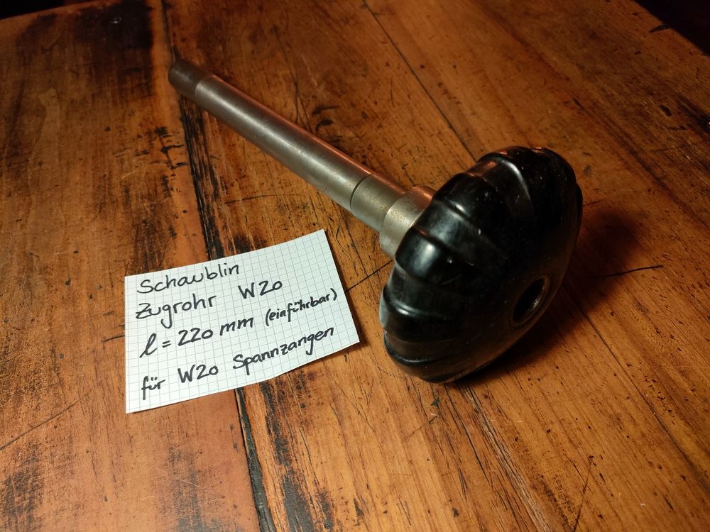 Schaublin Spannrohr W20, Schaublin Drehmaschine Zugrohr | Acheter sur ...