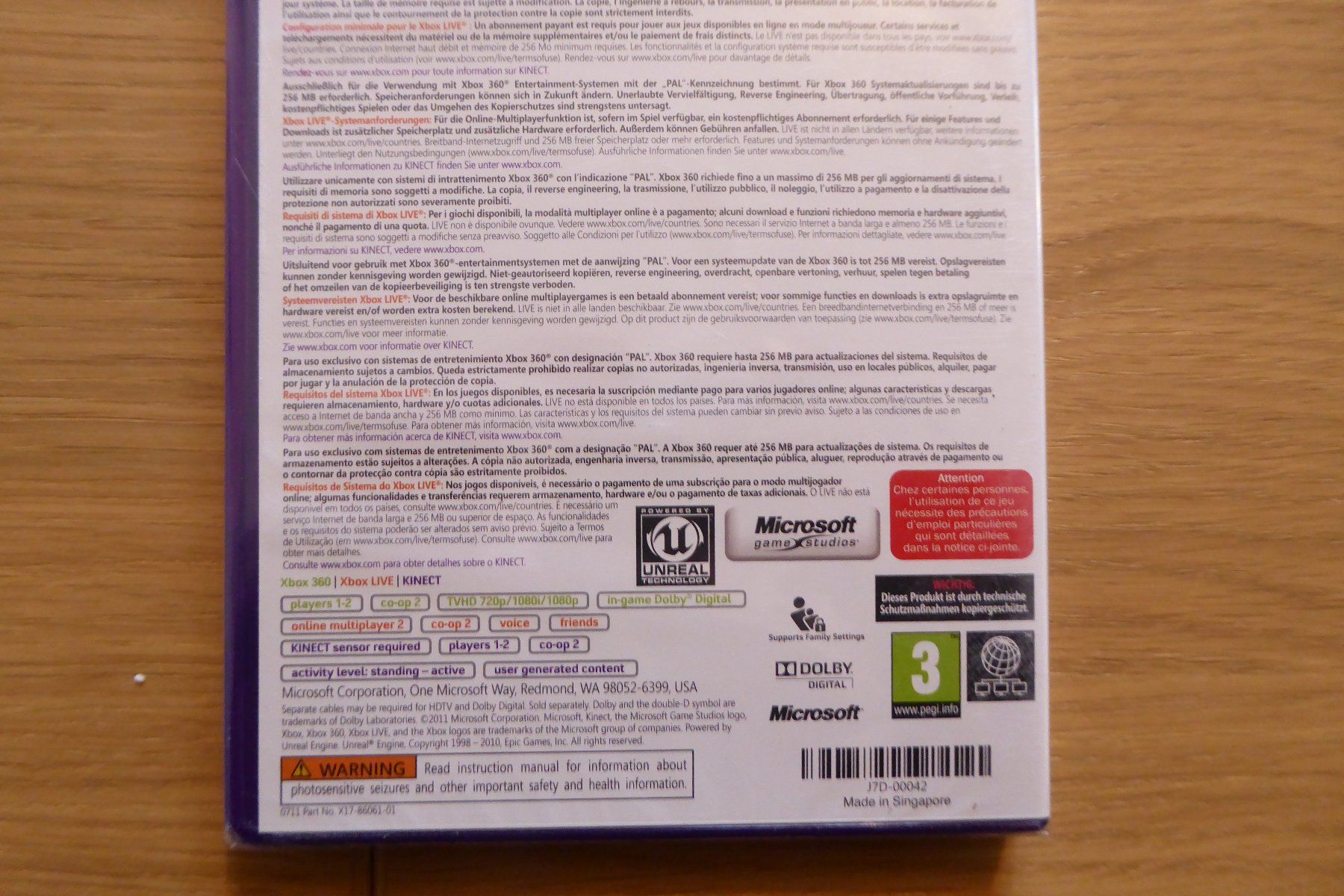 Giochi: Xbox 360 Kinect Adventures OVP – Usato da Allschwil venduto da Summelsarium 3