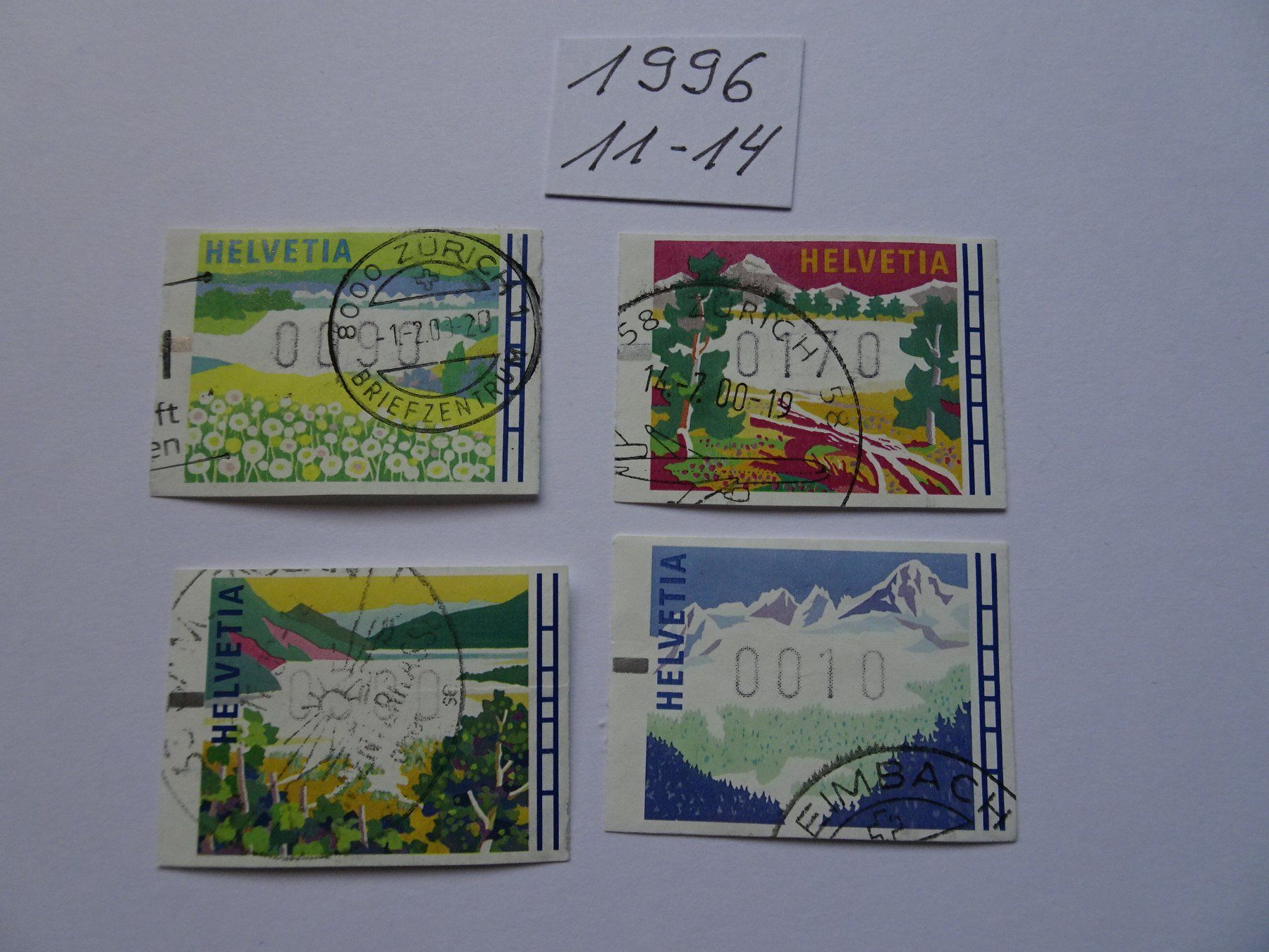 Tutti i francobolli: ATM-Typ 1996 – Usato da Aadorf venduto da Chnorli-Furz