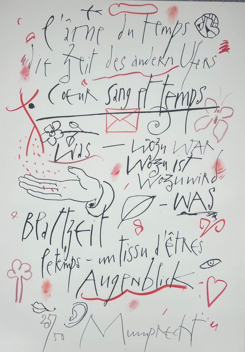 Grafica & Litografie: Rudolf Mumprecht, handkoloriert, handsigniert – Usato da Rain venduto da Pic-Ass