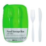 Frischhaltedose mit Kunststoffbesteck / Lunch Box