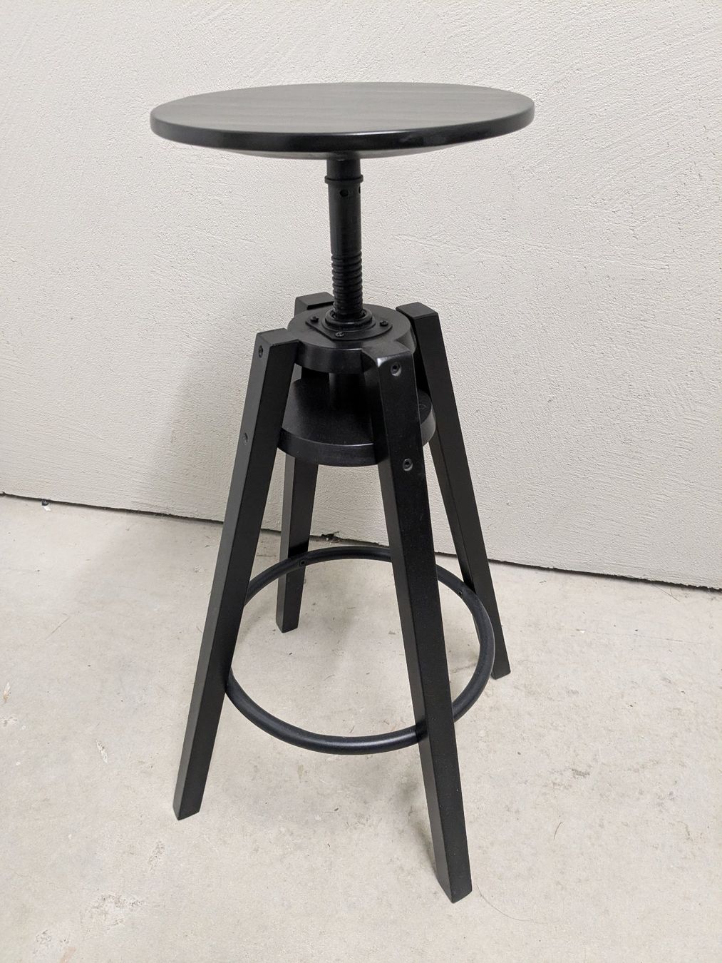 Ikea Hocker: Barhocker "DALFRED", schwarz, 63-74 cm – Gebraucht aus Zürich von cclsn 1