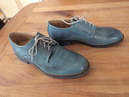 Blaue Herren Schuhe, Grösse 41, Made in Italy