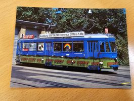 Postkarte VBZ Tram Triebwagen Be 4/4 1521