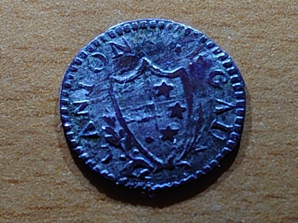 Tutti le monete: Aargau: 1 Rappen 1811 – Usato da Pfungen venduto da Aguti77 1