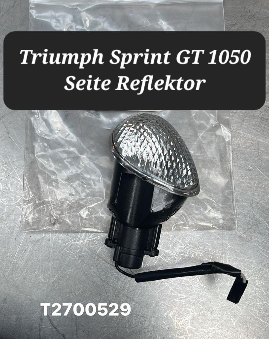 Triumph Tutti i ricambio per moto: Triumph Sprint GT Seiten Reflektor T2700529 – Nuovo (secondo la descrizione) da Alpnach Dorf venduto da Biker-Lady
