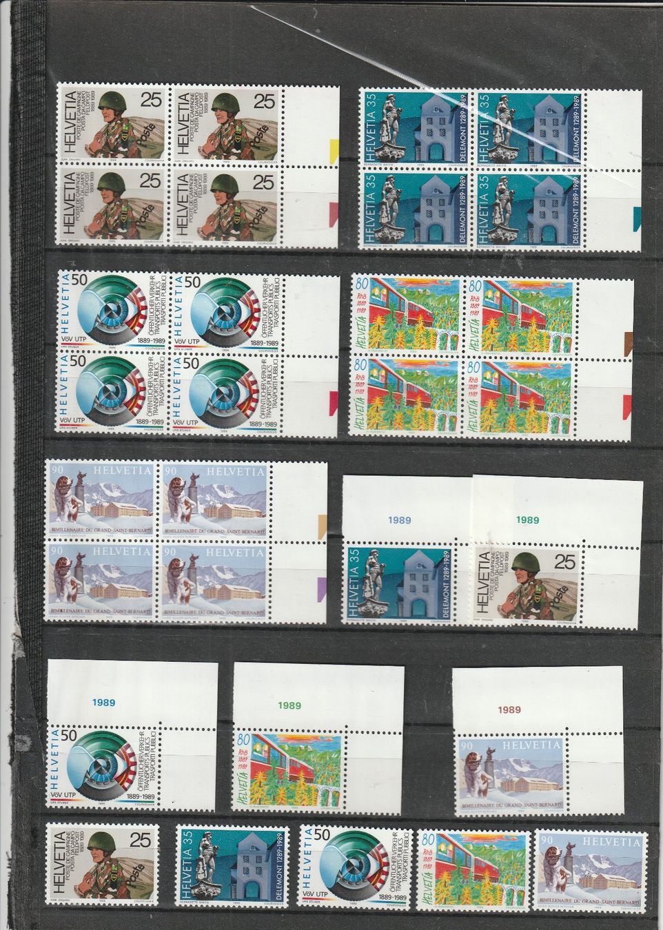 Alle Briefmarken: CH Frankaturware  Sondermarken / Dauermarken – Gebraucht aus Rupperswil von Ema10