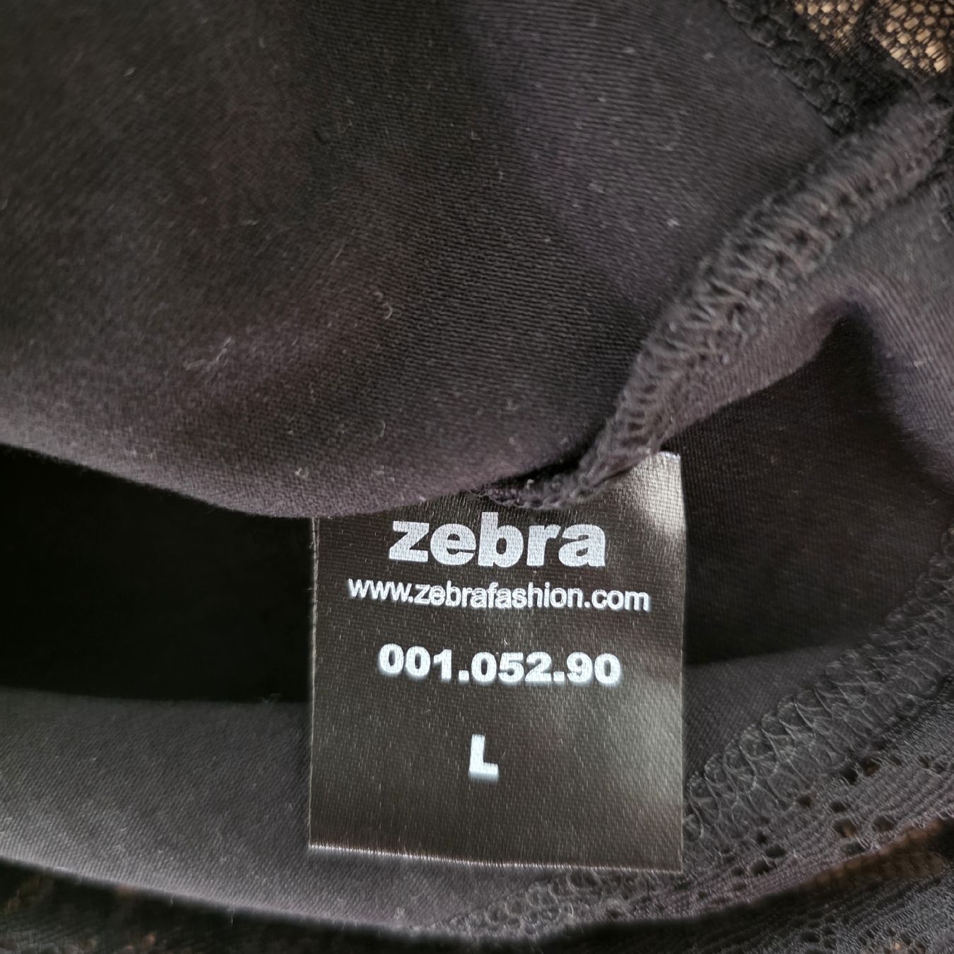 Zebra Vestiti: Schwarz Unterkleid mit Spitze Gr. L – Nuovo (secondo la descrizione) da Rheinsulz venduto da Gilea 4