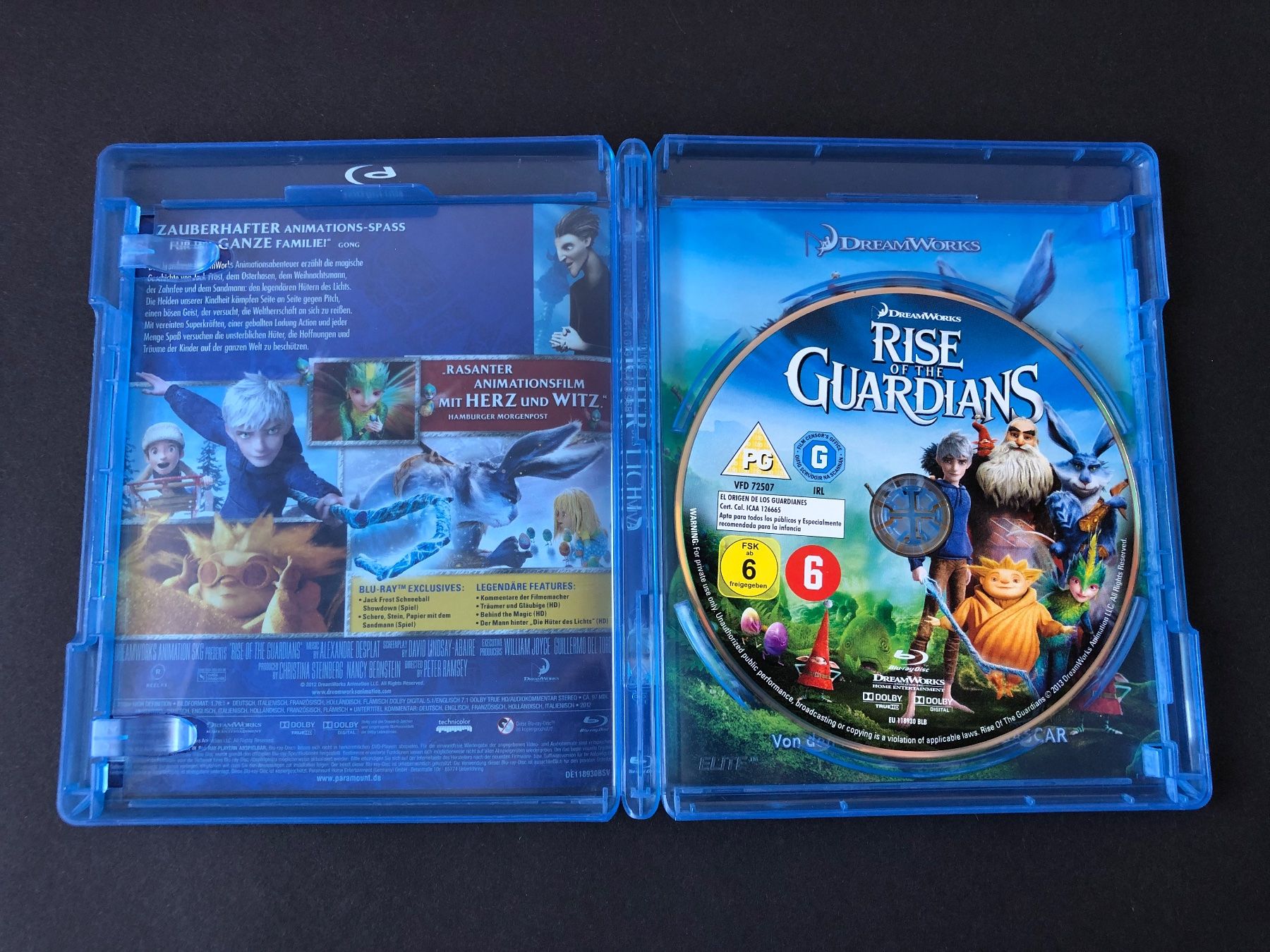 Tutti i DVDs: Die Hüter des Lichts (2012) - Bluray – Usato da Bern venduto da McFlurry_08 3