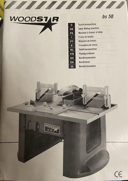 Tischfräsmaschine Woodstar ab 1.- Fr. (Defekt) in Wolfwil für CHF 4 ...