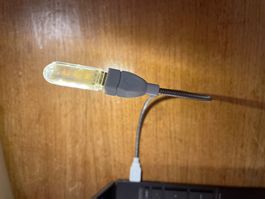 Lampe USB flexible, idéale pour l'hiver! Comme neuve