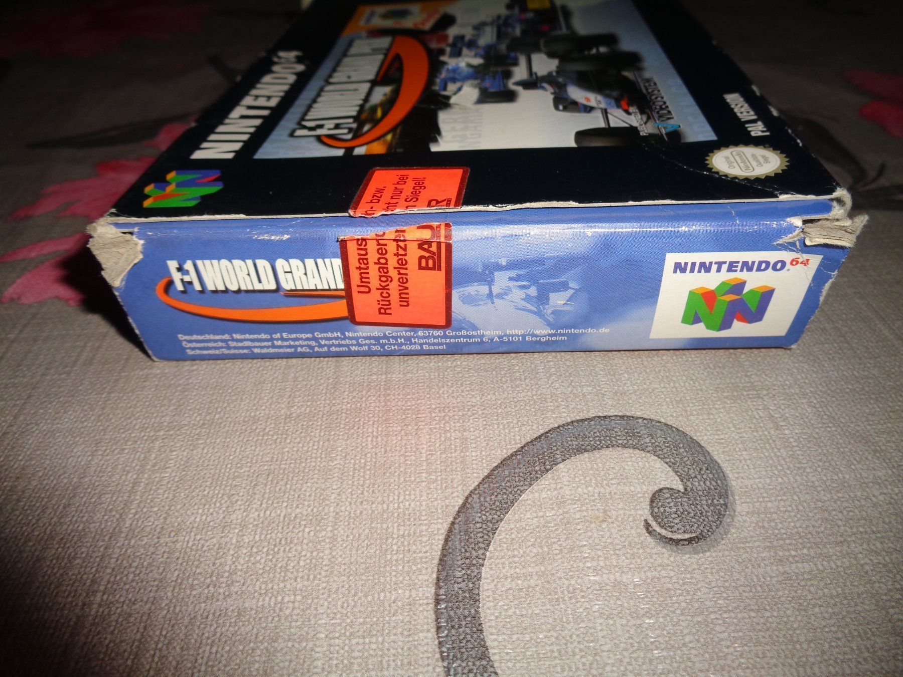 Giochi: F-1 World Grand Prix N64 OVP – Usato da Olten venduto da Disc-Ausverkauf 4