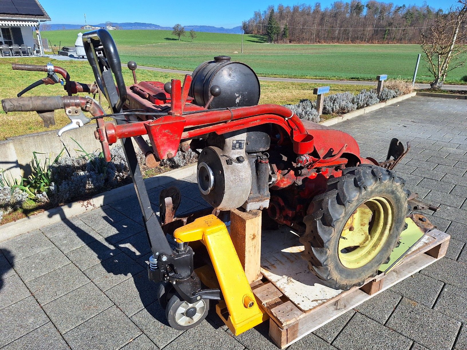 Aebi Trattori: Aebi AM70 Motormäher Traktor Rasenmäher – Difettoso da Auw venduto da Zuendapp1952 1