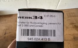 Schalter Rückwertsgang Golf 2 G60 Corrado NEU 