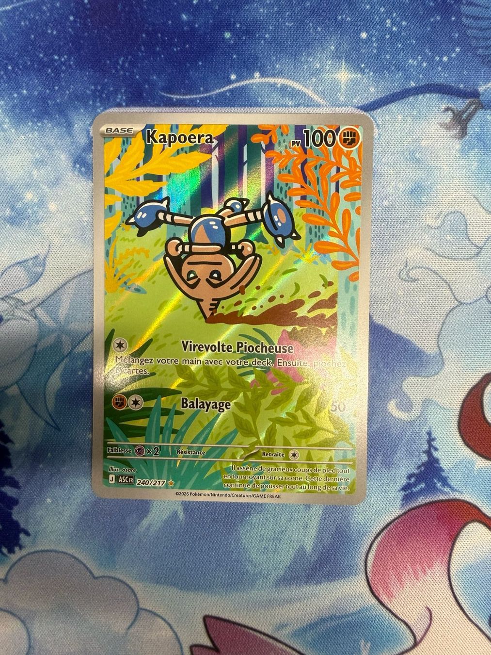 Pokémon Carte collezionabili: Kapoera AR - ASC 240 FR – Nuovo (secondo la descrizione) da Courgenay venduto da ScamBoxOff