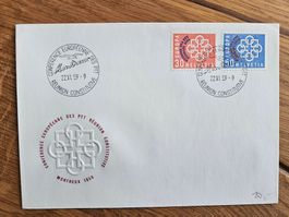 FDC 349-350 von 1959 (Kat 20.--) ab nur 2.--