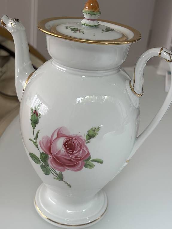 Strumenti musicali: Meissen Service Schwanenhals Griff Rose  – Usato da Adligenswil venduto da adropolis 4