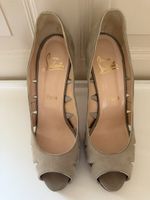 Christian Louboutin Pumps beige suede Gr. 41guter Zustand