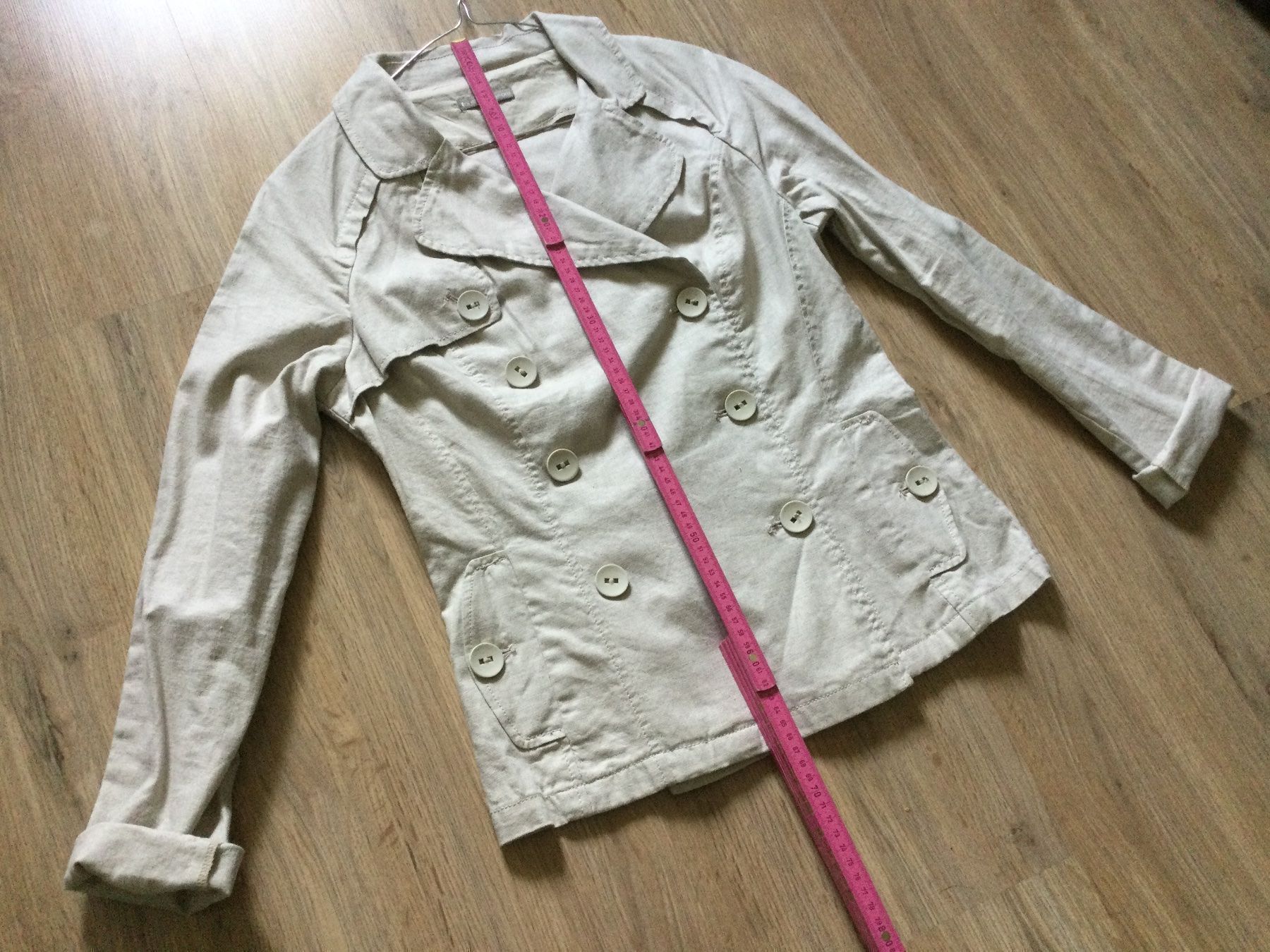 Giacche: Veste beige clair 55% lin NEUF – Nuovo e nell'imballaggio originale da Agiez venduto da chouchanelle 7