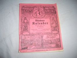 Bündner Kalender für das Jahr 1931 89. Jahrgang