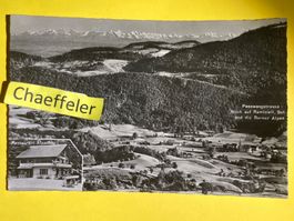 1951 Passwangstrasse. Blick auf Ramiswil, Sol. und BE-Alpen