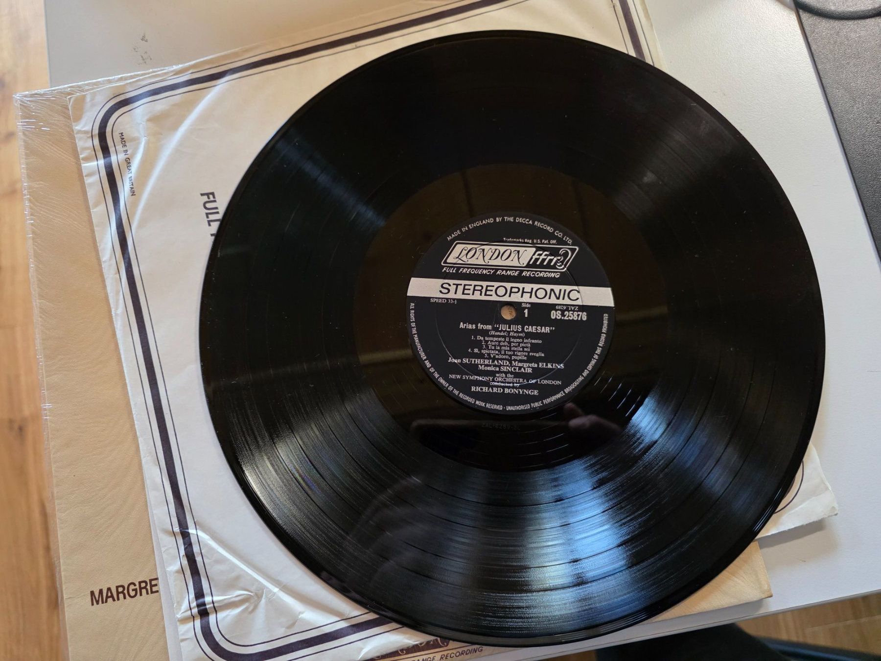 Dischi in vinile: LP Box Klassik Handel Julius Caesar Arias - John Sutherland – Usato da Walterswil BE venduto da Lonitti 1