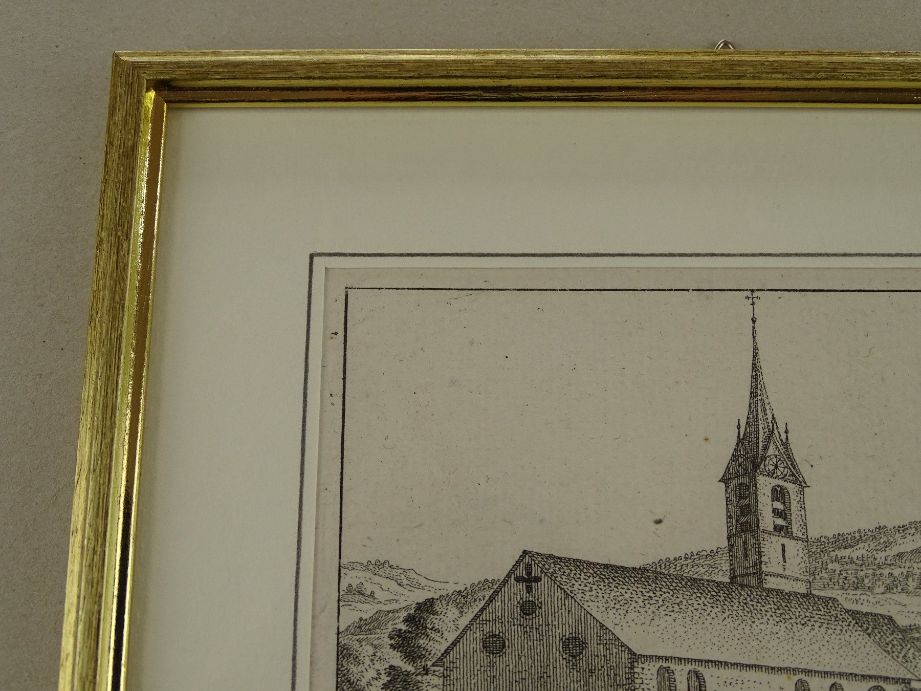 Incisioni: SINS AARGAU, KUPFERSTICH 1774, BULLINGER – Usato da Grüningen venduto da Kartensammler 4