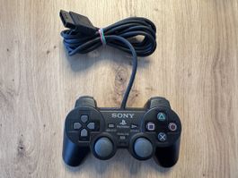 Sony PlayStation 2 Controller in schwarz