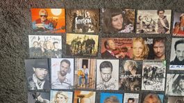 Original Autogramme diverser Musiker aus CH / D / A (34 St.)