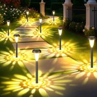 Solarlampen für Außen, 8 Stück, Warmweiß