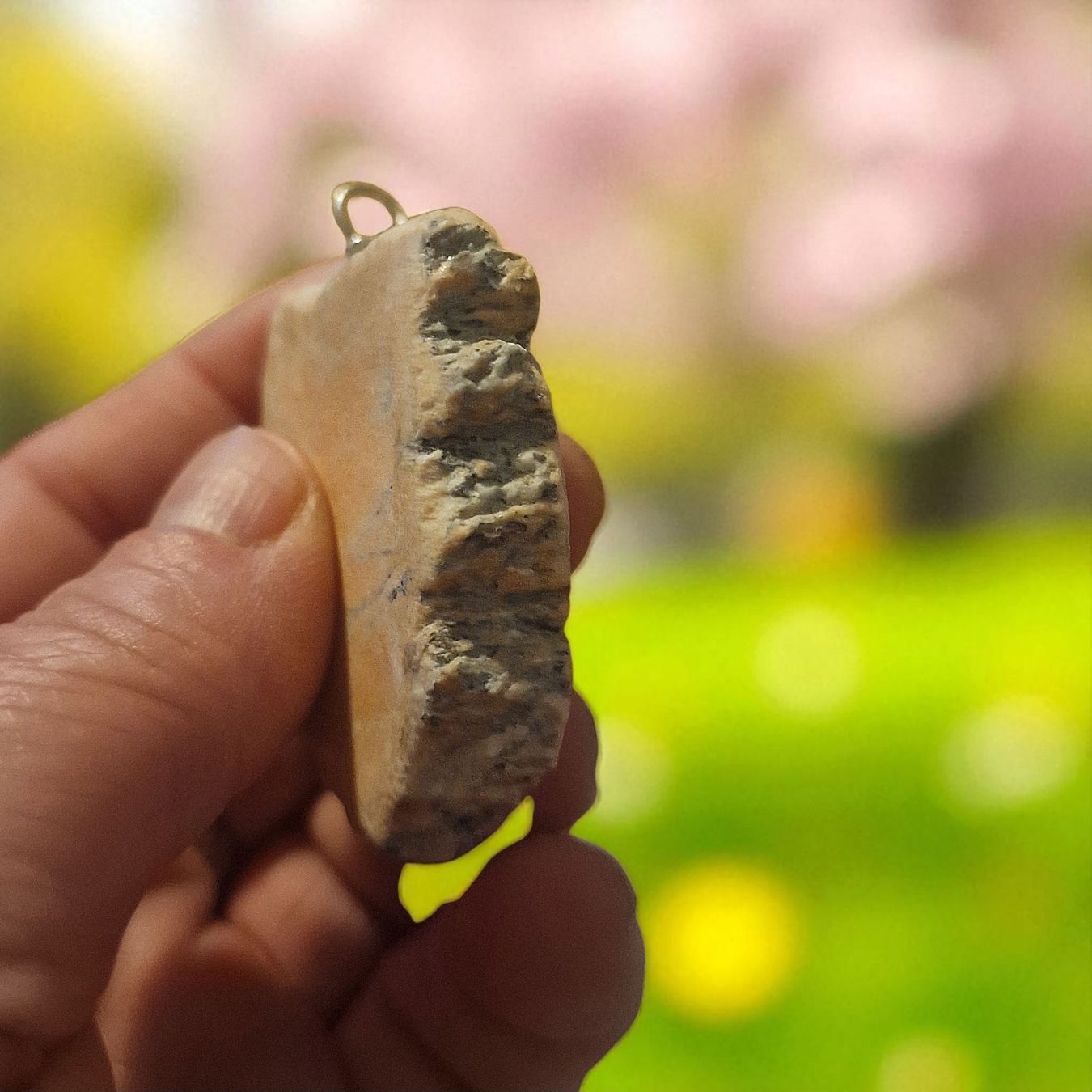 Ciondoli: Anhänger, Schweizer rosa Alabaster – Nuovo e nell'imballaggio originale da Aarau venduto da Schmuckhoehle_MD 9