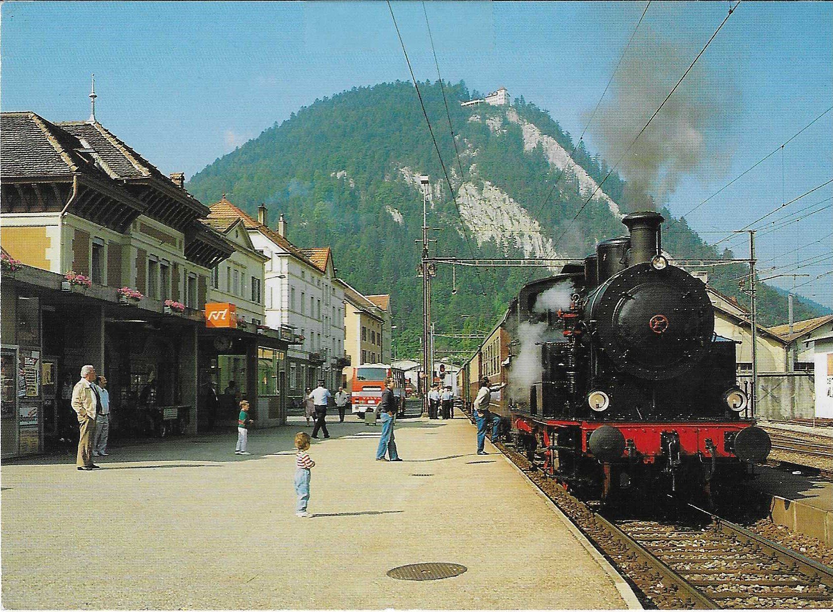 Cartoline postali: Vapeur Val-de-Travers St.Sulpice – Usato da Rothrist venduto da Stranglehold
